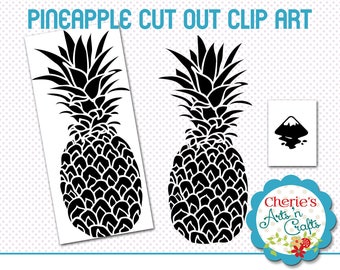 Pineapple Cut Out | PNG Image | SVG Image | JPG Image | Digital Art | Instant Downloads | Designer Resources | Graphics | Pineapple Clip Art