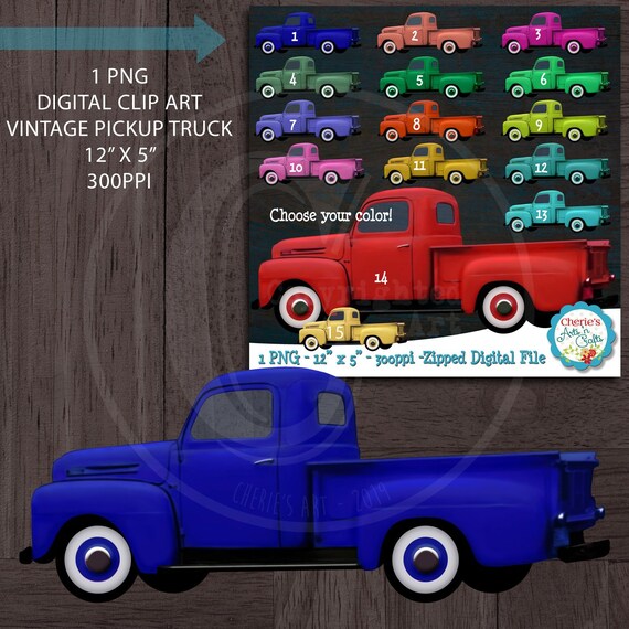 Royal Blue Vintage Pickup Truck Clipart Designer Resources Old Fashioned Truck Graphic Vintage Pickup Truck Clip Art Png Graphic Art