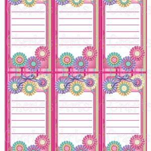 Note Pads Printables DIY Printable Note Pads Digital Download Notepad Templates You Print and Cut Planner Pages PDF Note Pad Papers image 2