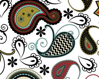 Paisley Passion Digital Paper Designs | Instant Download Digital Backgrounds | Paisley Patterns Digital Illustrations | Digital Scrapbooking