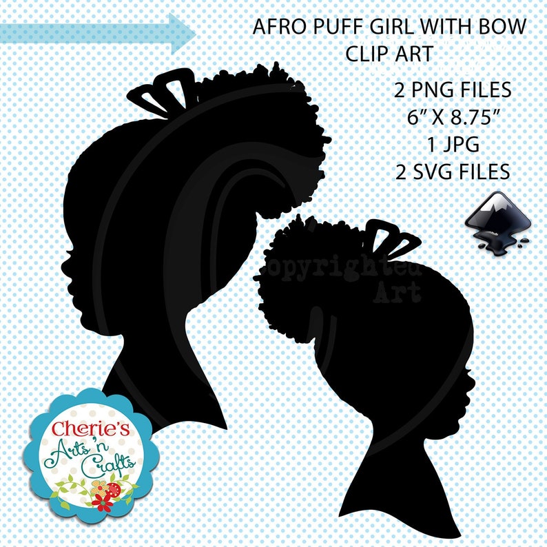 Download Designer Resources Cute Little Afro Puff Girl Silhouette Jpg And Png Clip Art Silhouettes Clip Art Little Girl Silhouettes Svg Clip Art Art Collectibles Kromasol Com