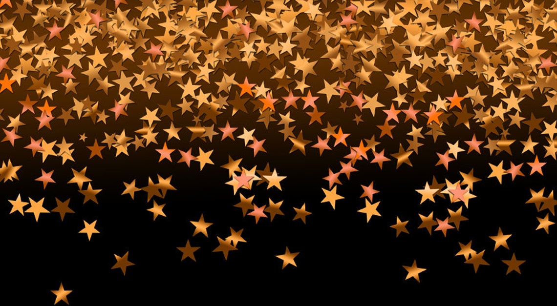 Shiny Stars Overlays Star Borders PNG Digital Borders Etsy