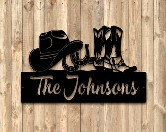 Cowgirl Boot Chalkboard Sign With Spurs And Twine Western Cowboy Decor New! 