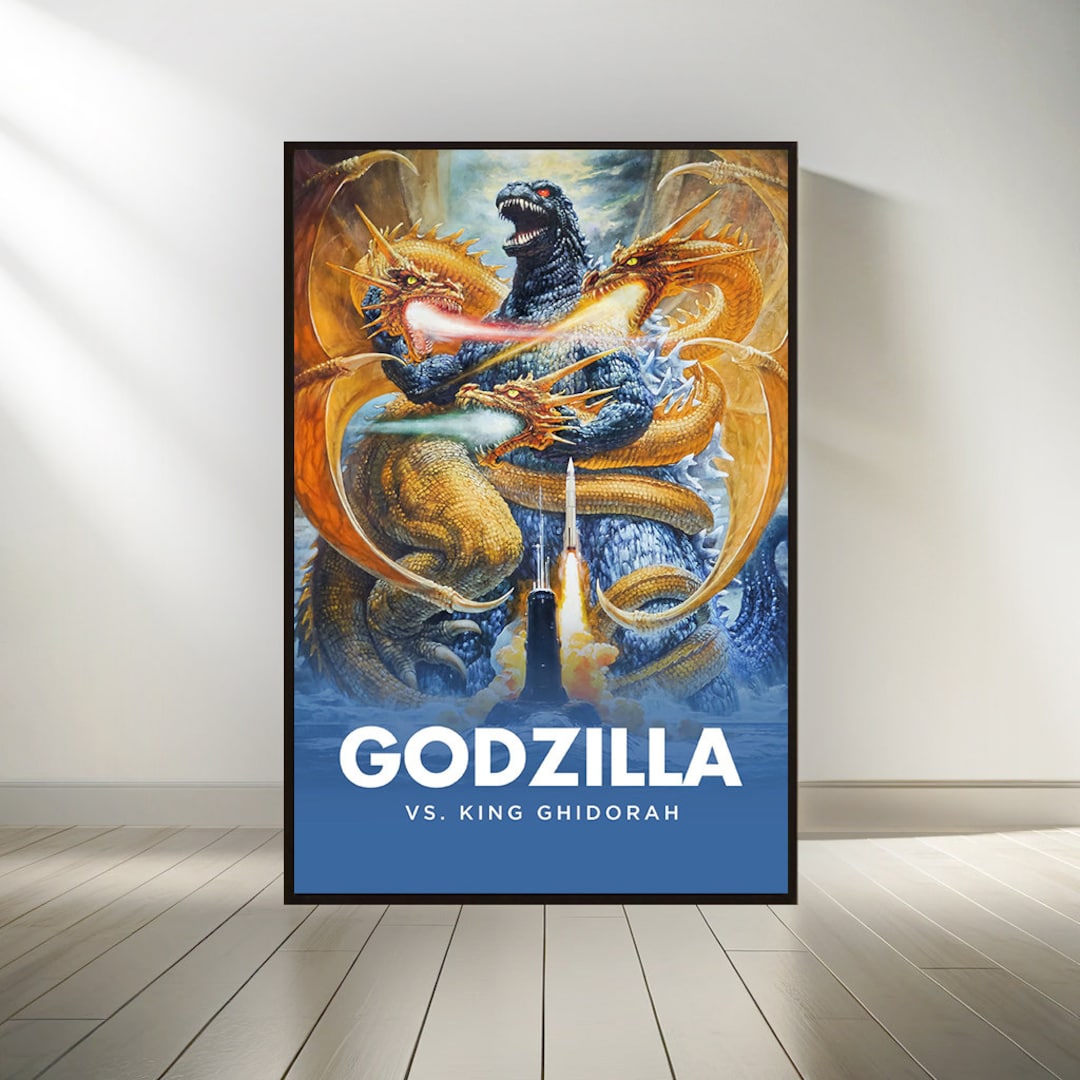 godzilla-vs-king-ghidorah-movie-poster-home-decor-limited-edition