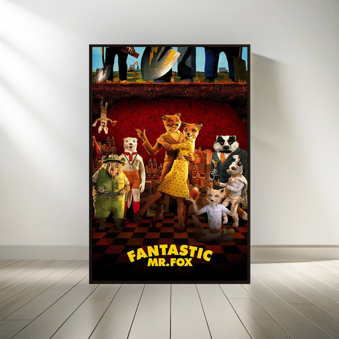 Fantastic Mr. Fox Movie Poster-home Decor limited Edition Collectibl ...