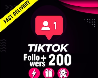 Plus de 200 abonnés sur Tiktok