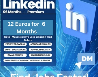 Linkedin Business Premium 6 Months | Read Description