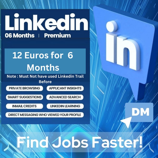 Linkedin Business Premium 6 Months | Read Description