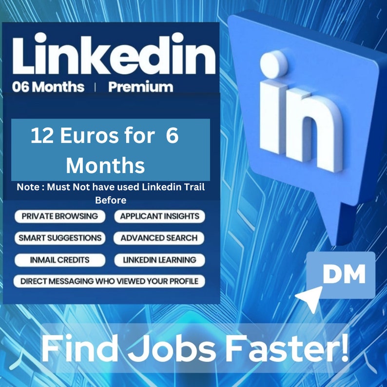 Linkedin Business Premium 6 Months Read Description image 1