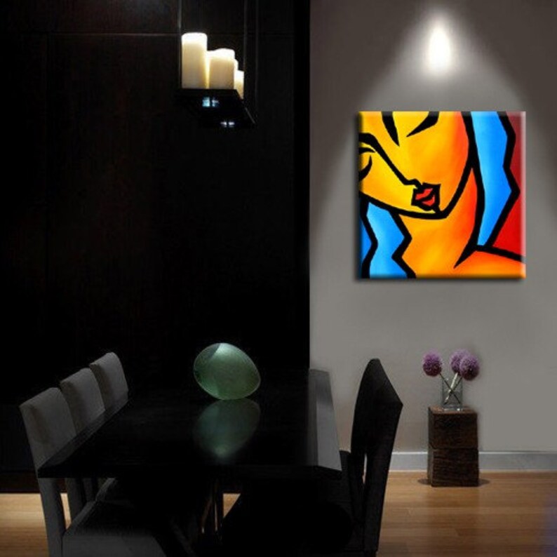 Abstract Painting Modern Pop Art Contemporary Colorful - Etsy
