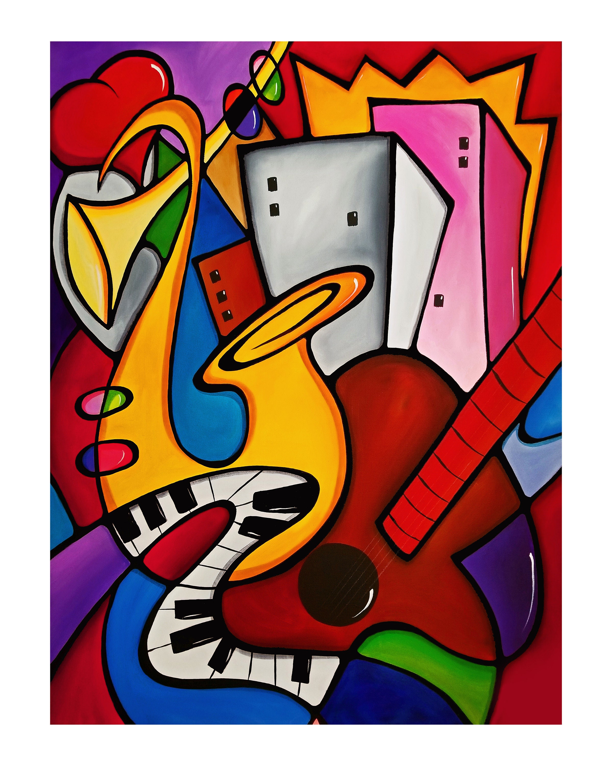 Jazz outlet abstract art