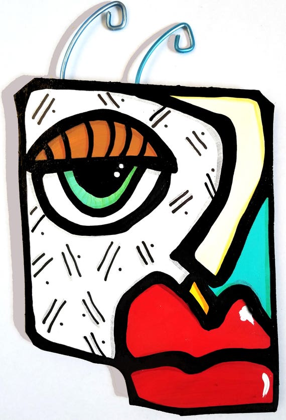Pop Art ABSTRACT scrapwood design PAINTING Contemporary SCULPTURE FIDOSTUDIO
