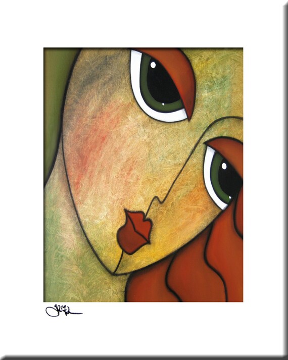 MY BETTER HALF CONTEMPORARY POP ART Abstract MODERN print FIDOSTUDIO