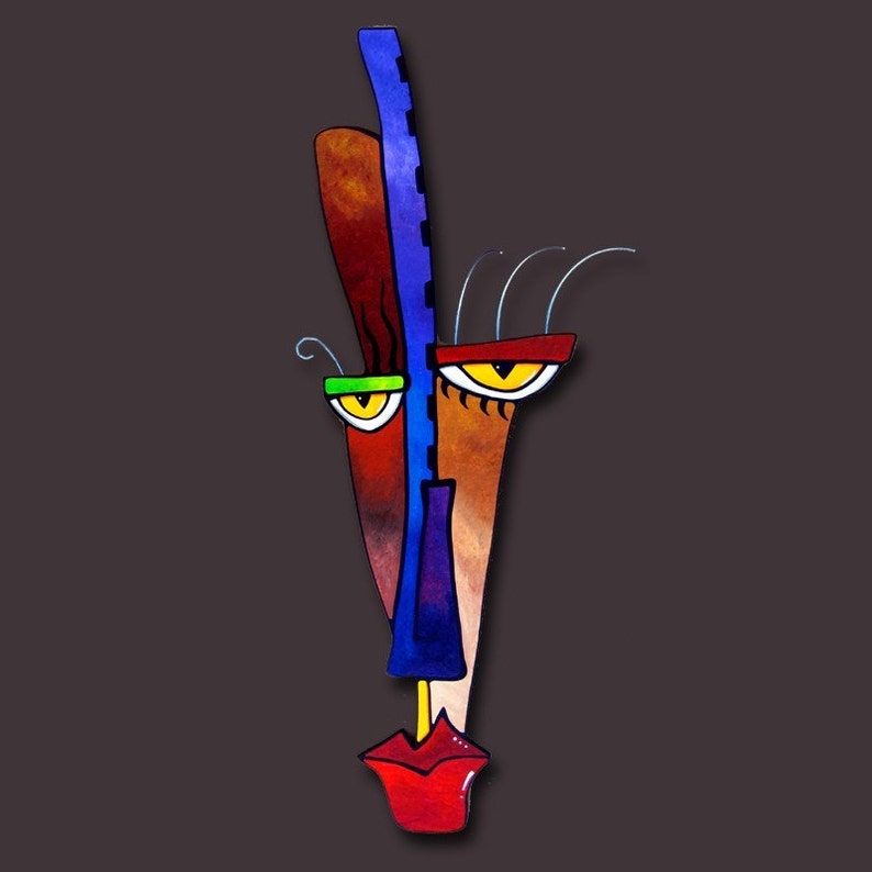 Modern art Sculpture Abstract Painting colorful Contemporary image 0