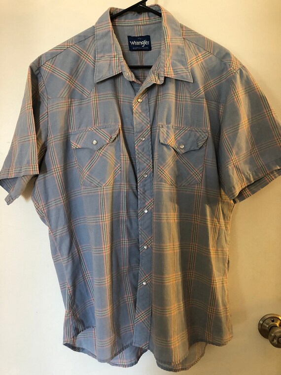 wrangler western wear shirts