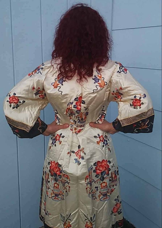 Authentic 1920s Silk Kimono Robe/Dress/Tunic - image 3