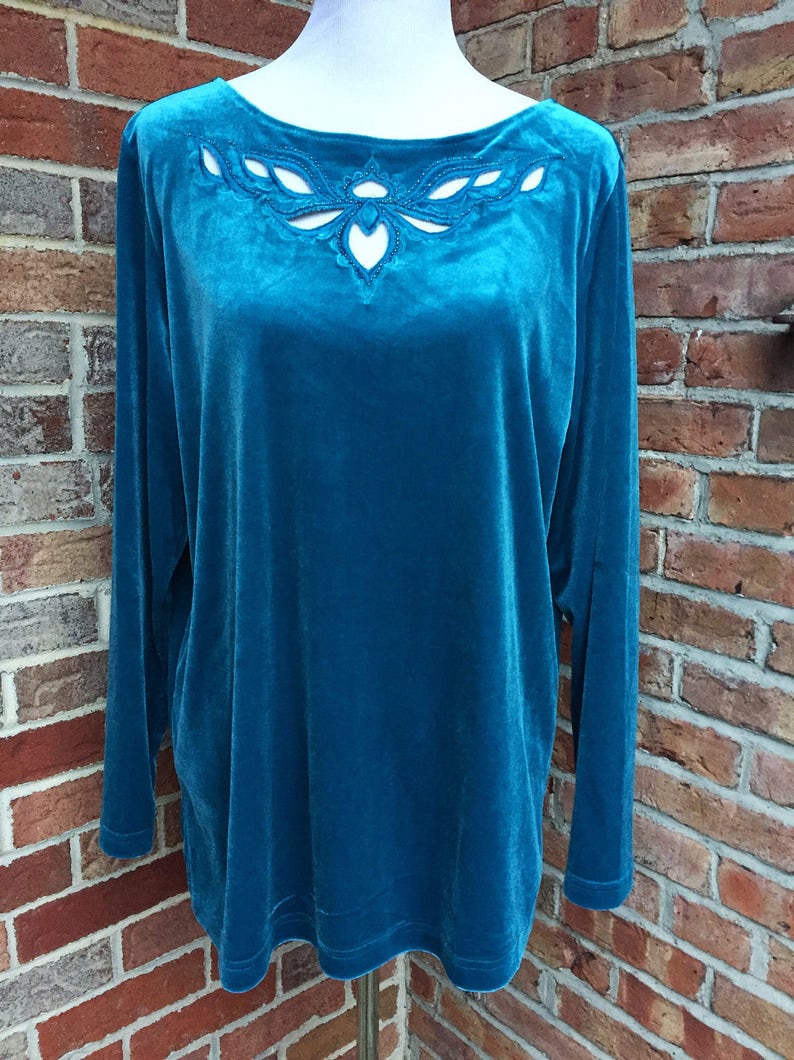 Bob Mackie Wearable Art Bob Mackie Top 1980s Bob Mackie Cut Out Shirt