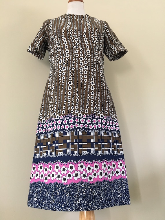 Boho Dress/ Flower Power Dress/ Hippie Dress