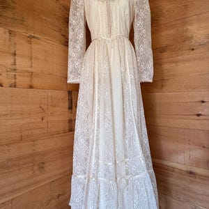 Vintage Gunne Sax Romantic Renaissance Bridal Collection Dress.