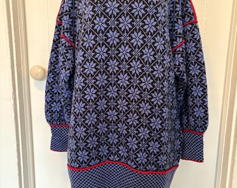 Vintage Wool Sweater By Vigdis Design