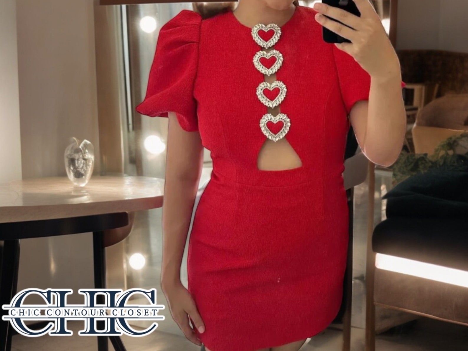 Hollow-out Bow Mini Dress High Street Style Outwear Clothing Fashion - Etsy
