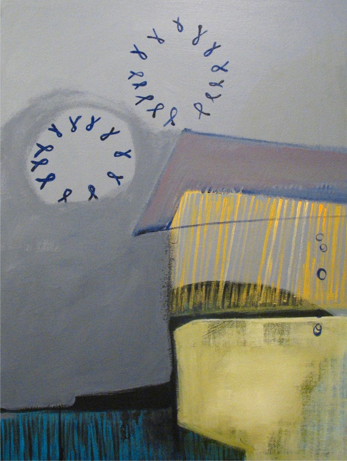 Original Painting Large Abstract Mixed Media Acrylic Art by Etsy