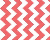 Riley Blake Designs Chevron Rouge White Medium Quilting Apparel Fabric By The Yard