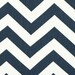 RECENTLY REDUCED!! Premier Prints Zig Zag Navy Blue White Chevron Stripe Home Decorating Fabric By The Yard