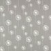 Premier Prints Small Dandelion Storm Gray White Home Decorating Fabric By The Yard