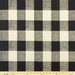 Premier Prints Anderson Black Cream Gingham Buffalo Check Macon Home Decorating Fabric By The Yard