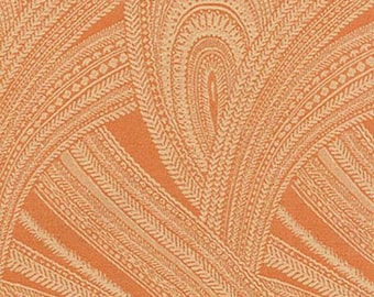 Waverly Feather Flight Henna Orange Paisley Home Decorating Fabric By The Yard
