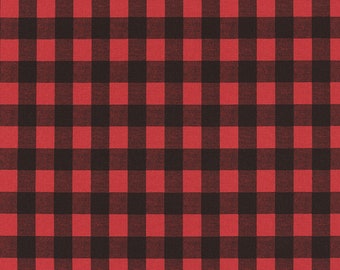 Buffalo Plaid Red Black Check Premier Prints Home Decorating Fabric By The Yard