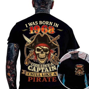 Custom Gen X 1965-1980 I Was Born In 1968 Generation 2 Side Shirt, Gift for Gen X Enthusiasts Sweatshirt, Retro Vibe, Skull Hoodie
