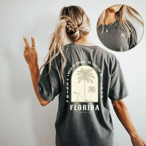 Florida!!! Tortured Shirt, I Need To Forget Shirt,Take Me To Florida, Comfort Colors Oversized Vacation T-Shirt