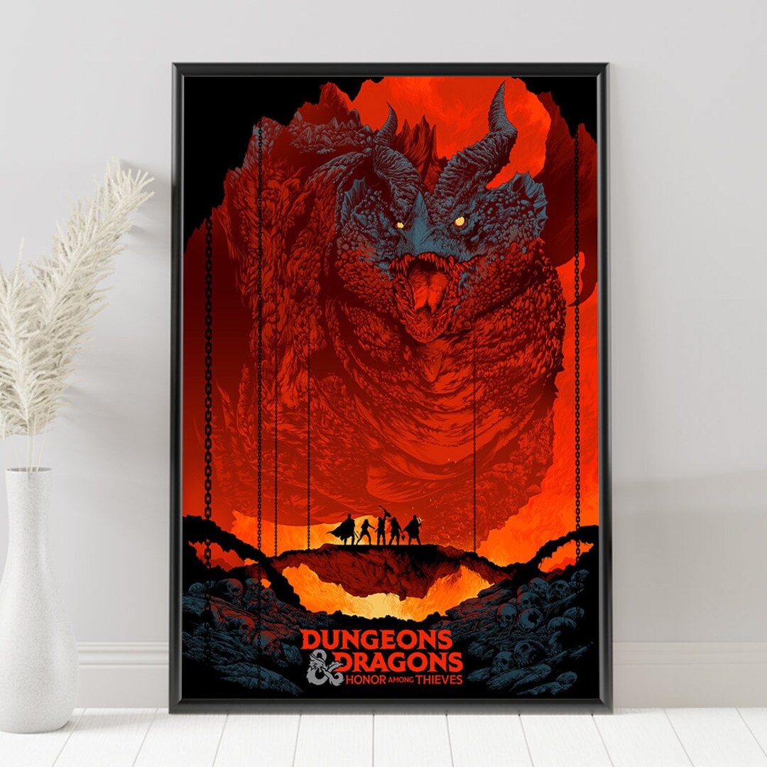 Dungeons Dragons Movie Poster, Art Poster, Canvas Material Poster, High ...