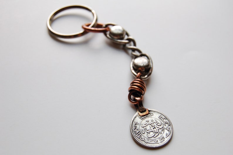 mixed metal keychain image 2