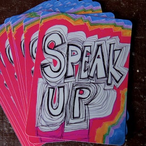 speak up sticker image 2