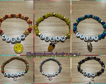 School Bus Graveyard themed bracelets