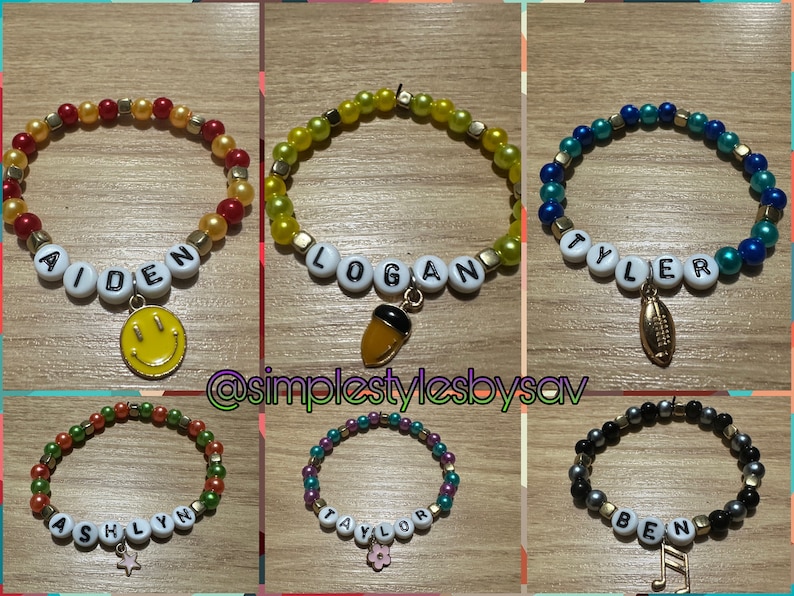 School Bus Graveyard themed bracelets image 1