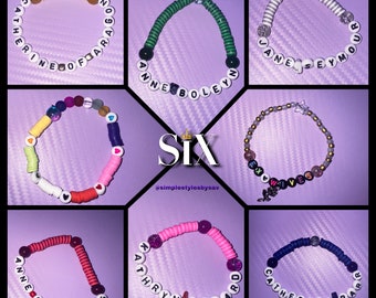 SIX The Musical inspired bracelets