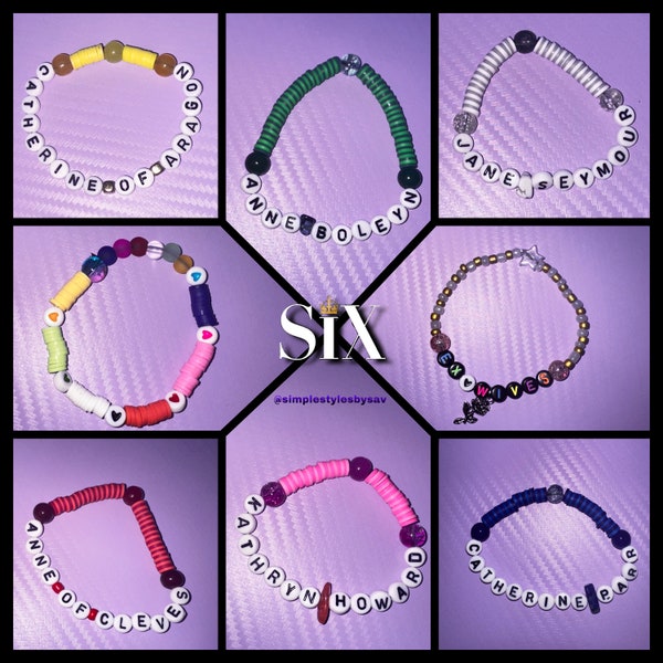 SIX The Musical inspired bracelets