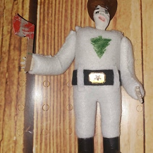 Psycho Pepper Christmas Ornament Doll