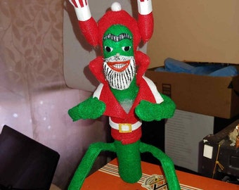 A Custom Green Wiener doll