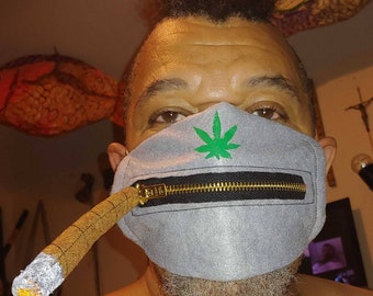 Blunt zipper face mask