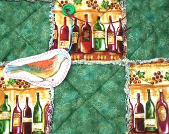 quilts for cats, dog beds, pet bedding, washable pet blankets, wine lover pet quilt, pet crate mat, cat stroller pad, travel pet bed, catnip