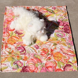 Cat Bedding, Cat Mat, Handmade Cat Bed, Washable Cat Bedding, Travel Pet Mat, Small Dog Bed, Kennel Pet Mat, Pet Bedding, Catnip Toys image 6