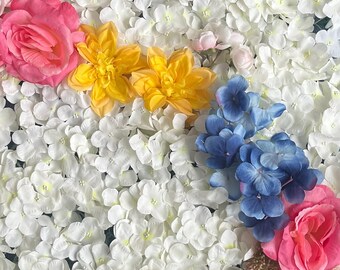 Rose Hortensie Blume Wandplatte, Event Photo Booth Hintergrund (18x24" Custom Made)