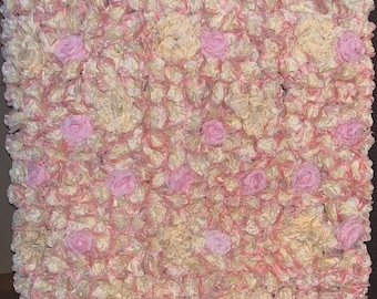 Pink & Champagner 3D Blumen Wand Backdrop, Brautparty Dekor