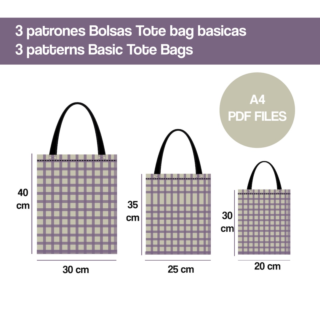 Cartamodello TOTE BAG pdf, cartamodelli beauty case, cartamodello