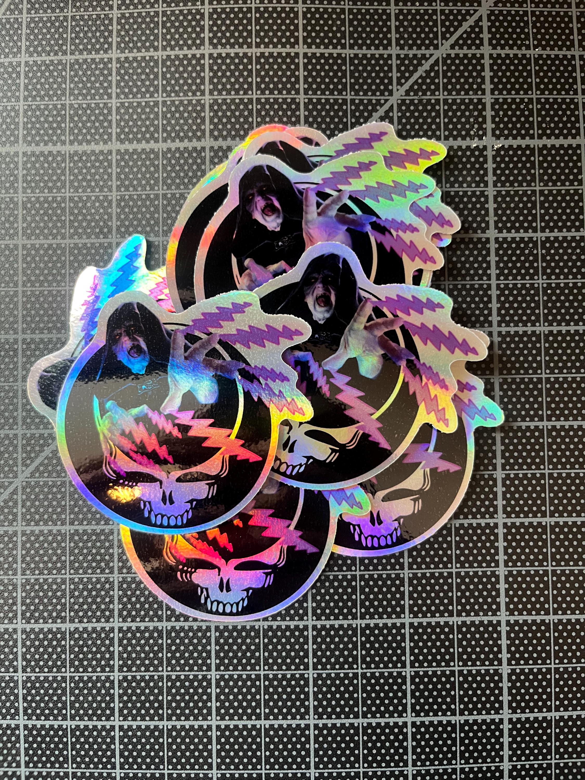 Grateful Dead Emperor Palpatine Holographic Sticker